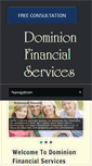 Mobile Screenshot of dominionfinancial.net